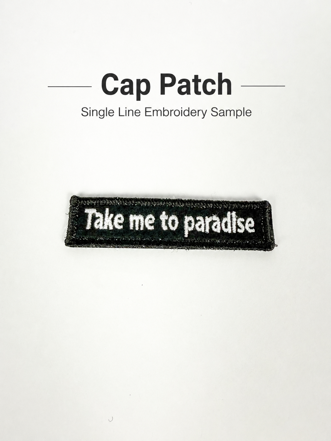 Customised Cap Patches
