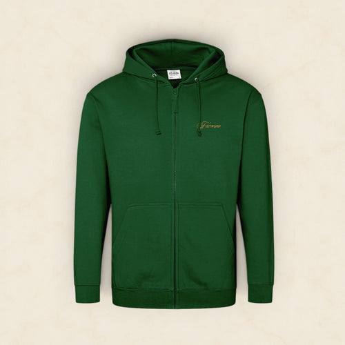 Zipped Hoodie - Gold Logo