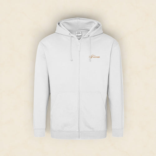 Zipped Hoodie - Gold Logo