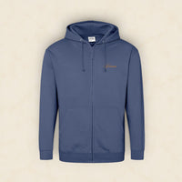 Zipped Hoodie - Gold Logo