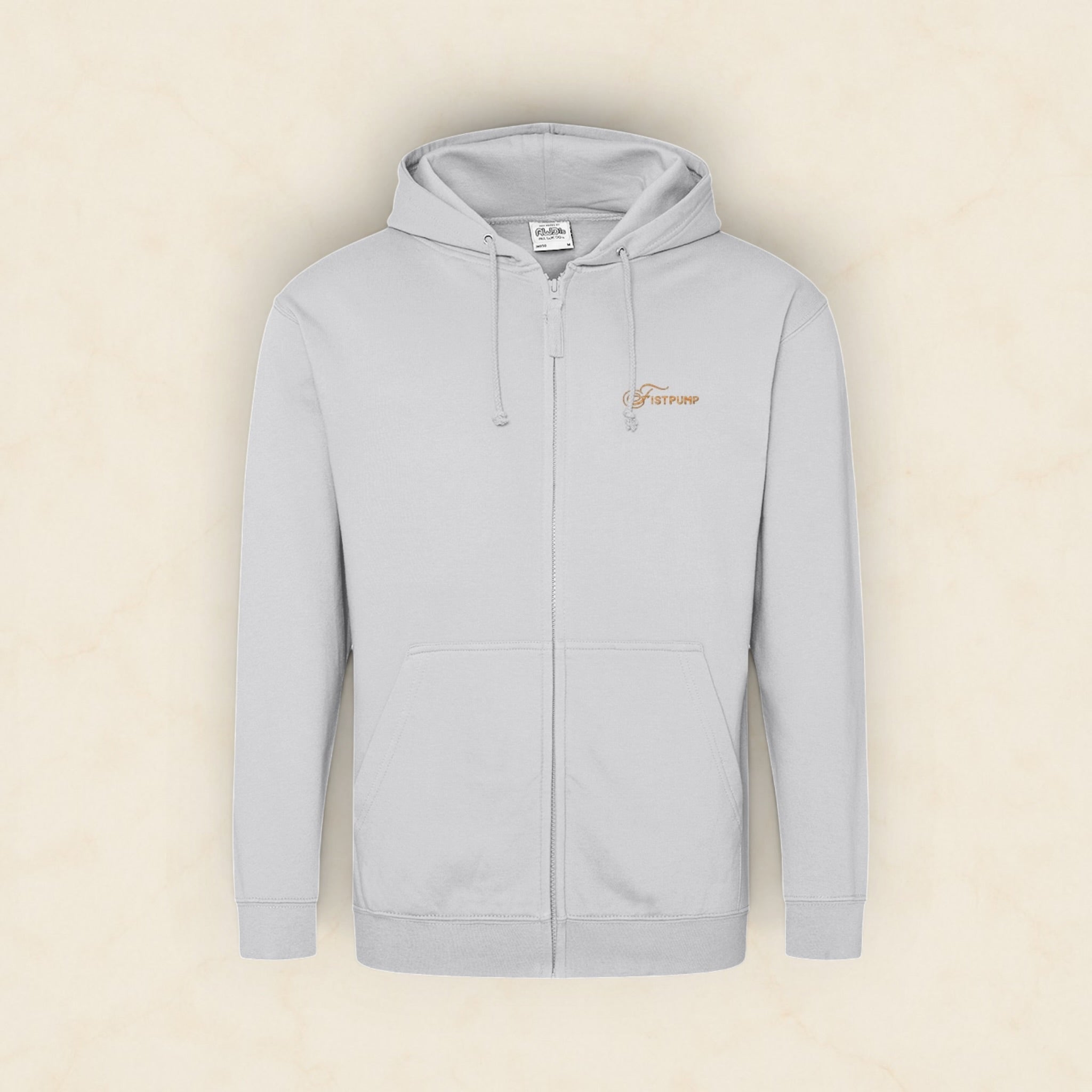 Zipped Hoodie - Gold Logo