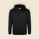 Zipped Hoodie - Gold Logo