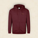 Zipped Hoodie - Gold Logo