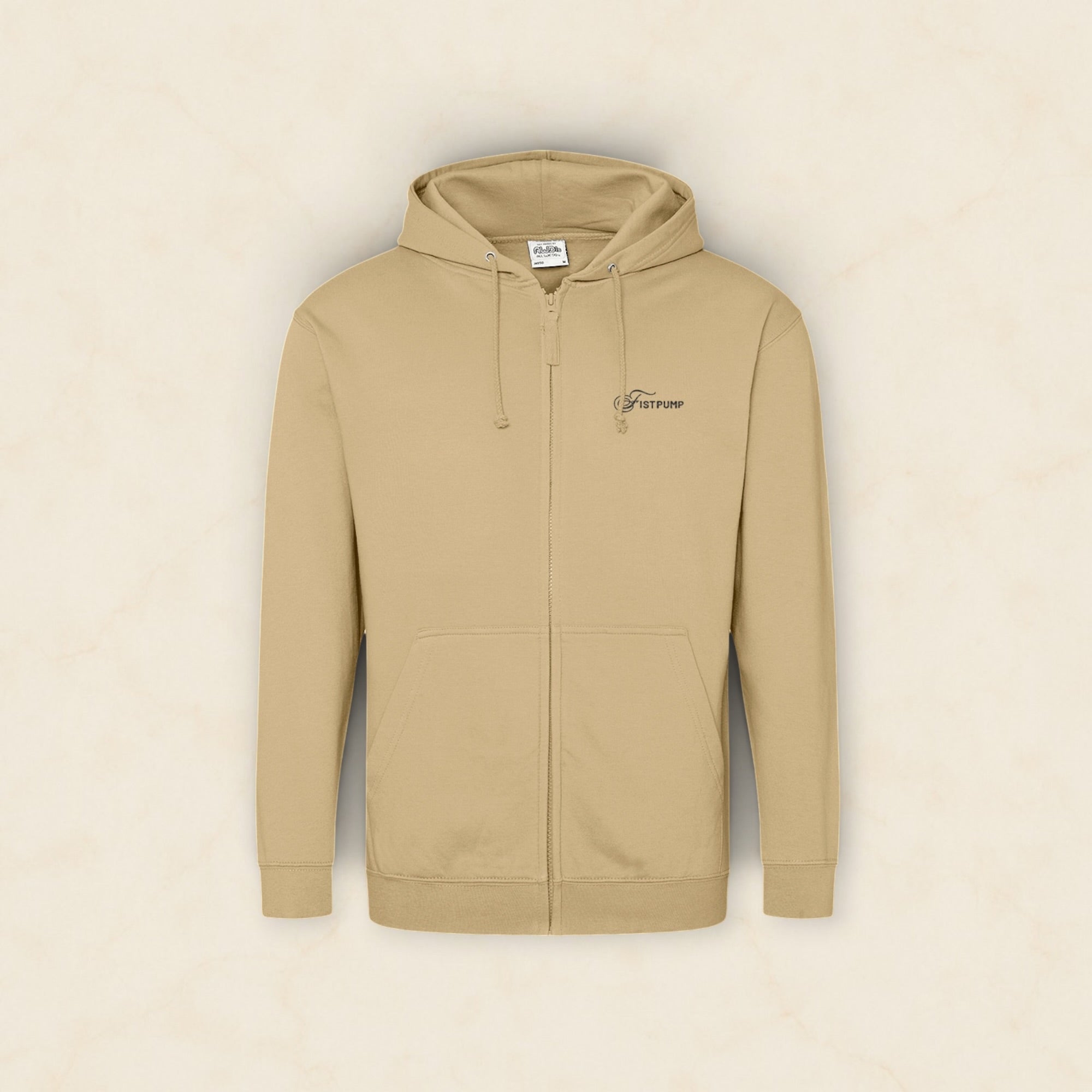 Zip Hoodie - Black Logo