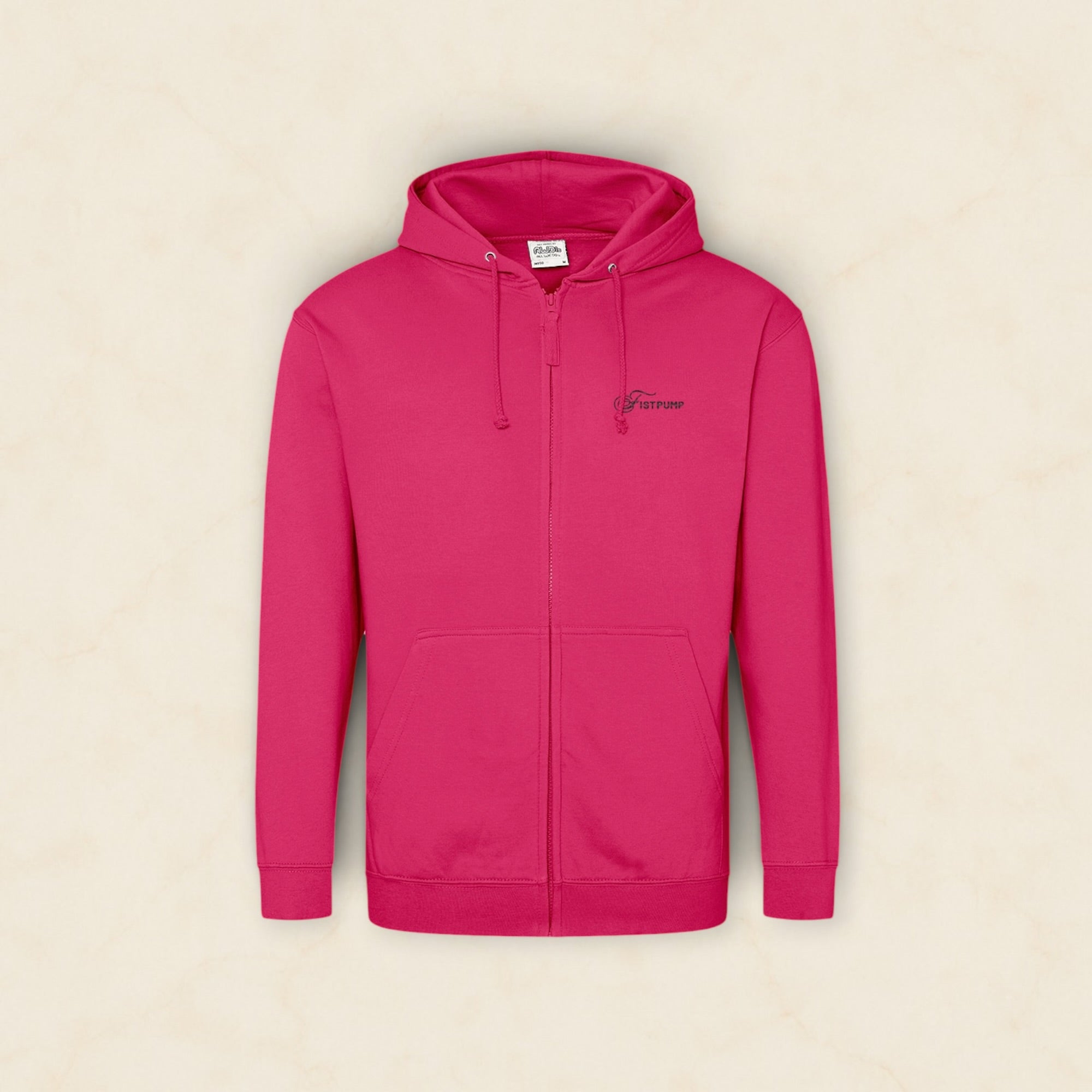 Zip Hoodie - Black Logo