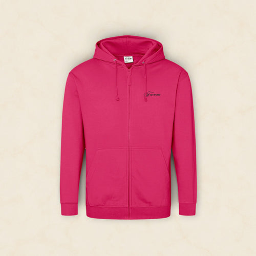 Zip Hoodie - Black Logo