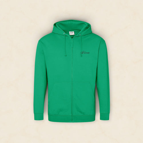 Zip Hoodie - Black Logo