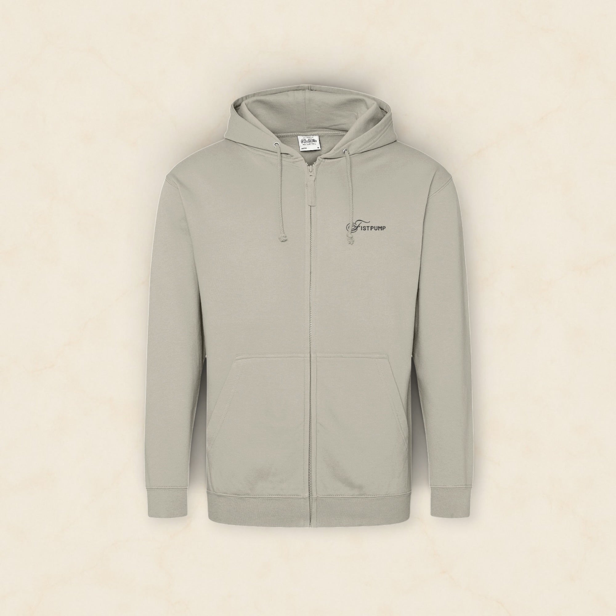 Zip Hoodie - Black Logo