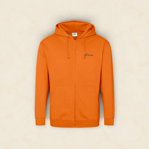 Zip Hoodie - Black Logo