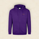 Zipped Hoodie - Gold Logo