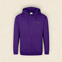 Zipped Hoodie - Gold Logo