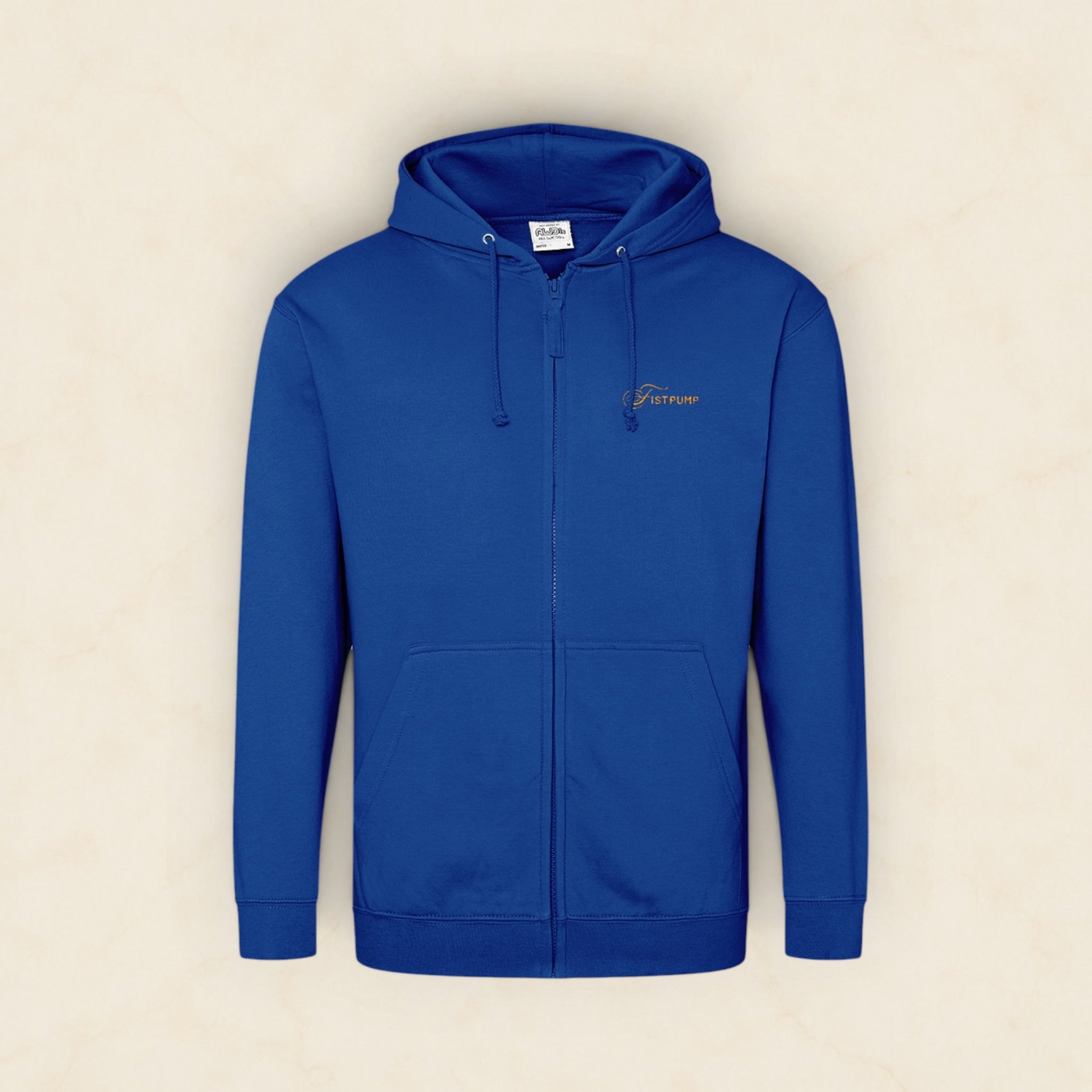 Zipped Hoodie - Gold Logo