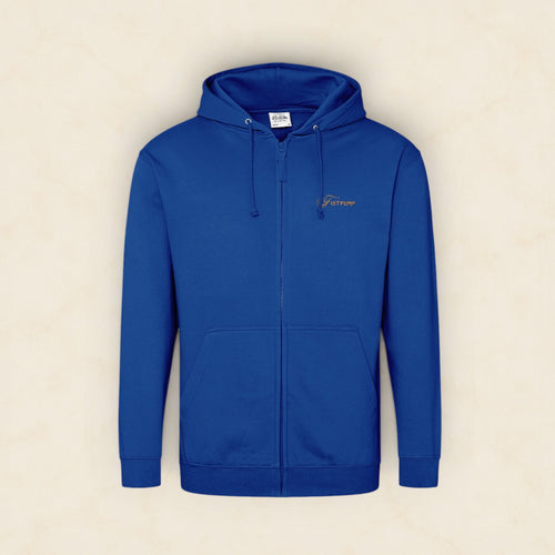 Zipped Hoodie - Gold Logo